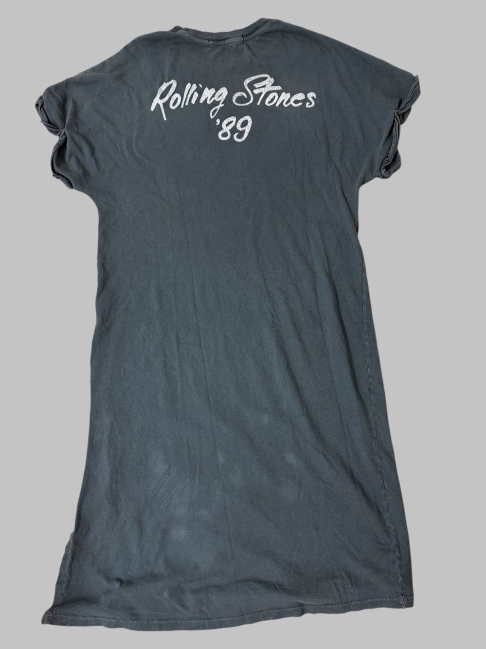 Daydreamer x Free People Charcoal Rolling Stones T-Shirt Dress - Picture 6 of 10
